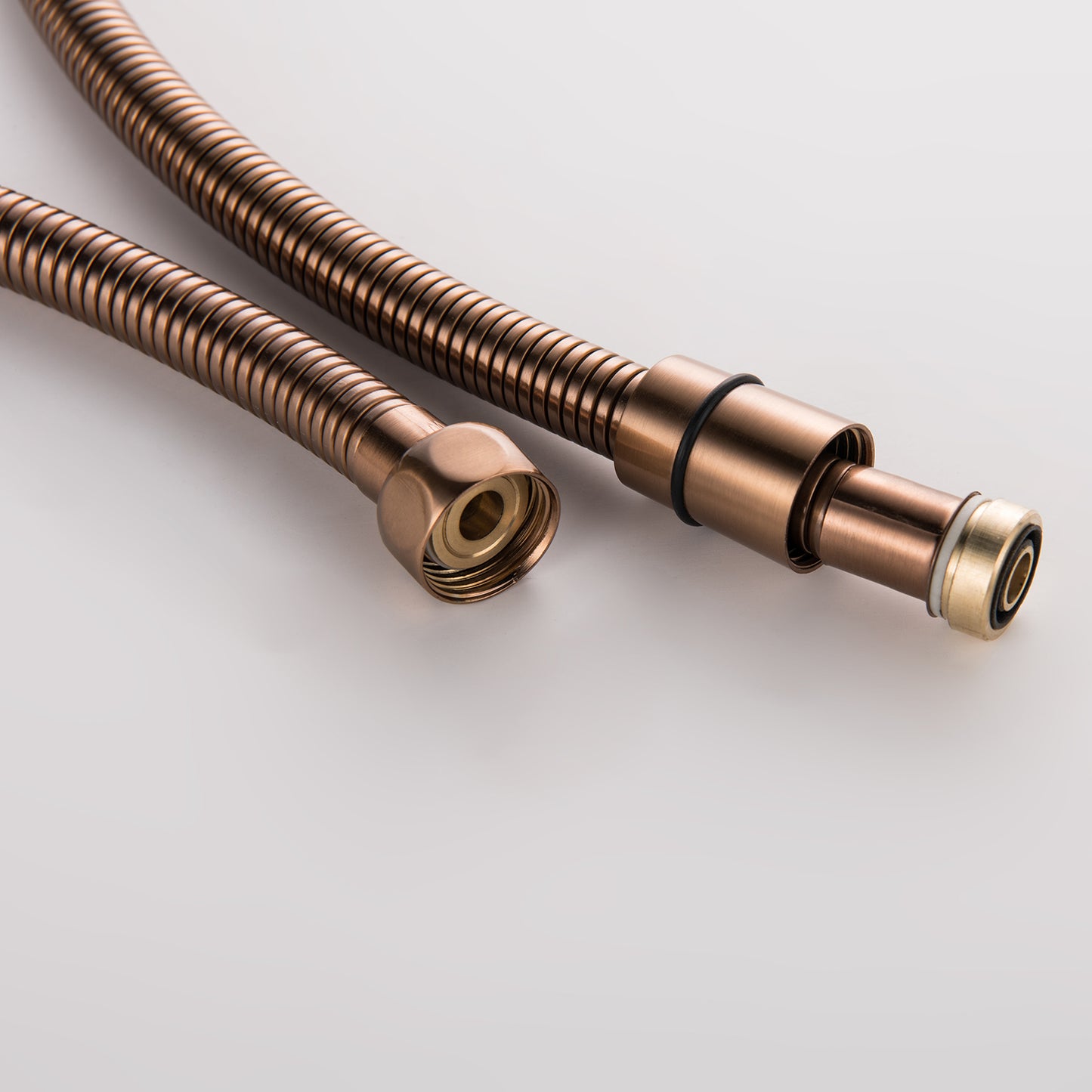 Fila Wall Mounted Tub Faucet with Handheld Shower in Rose Gold