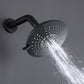 Fenty Classic Single Handle 5-Spray Shower and Tub Faucet in Matte Black