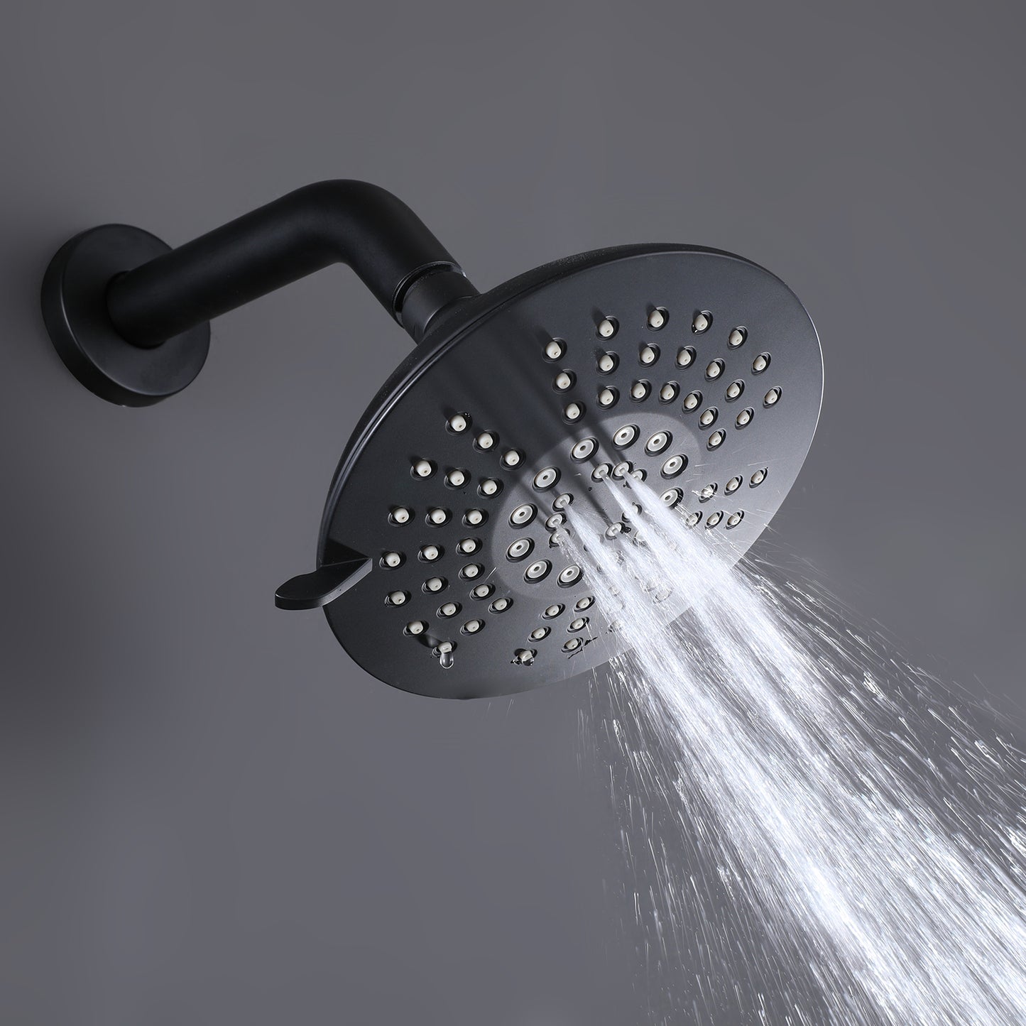 Fenty Classic Single Handle 5-Spray Shower and Tub Faucet in Matte Black