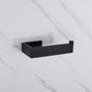 Pisu Matte Black Wall Mounted 4-Piece Bathroom Hardware Set