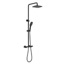 Deng 2 Function Thermostatic Exposed Shower with Handshower in Matte Black