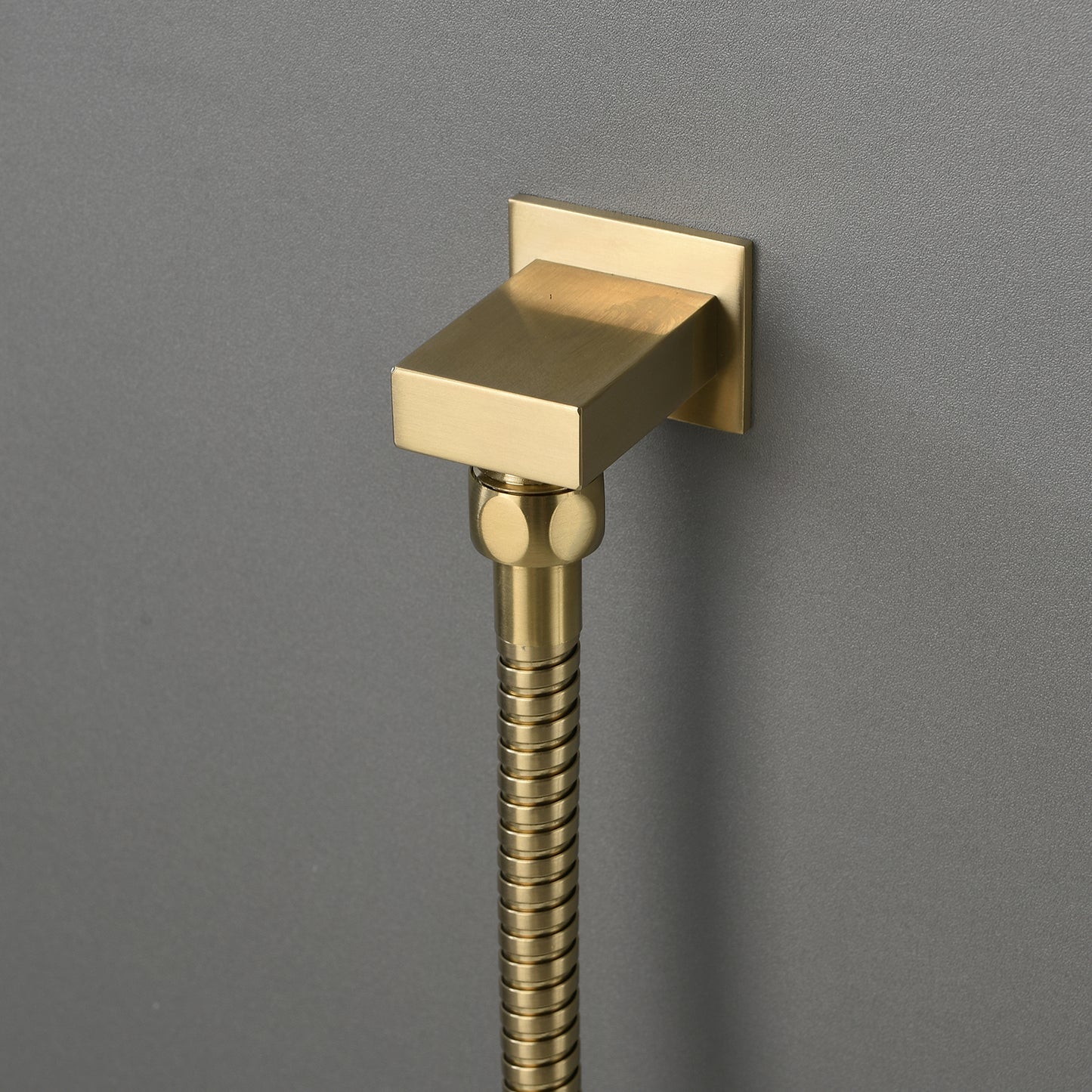 Vionel 10 In Thermostatic Shower System Handshower in Brushed Gold