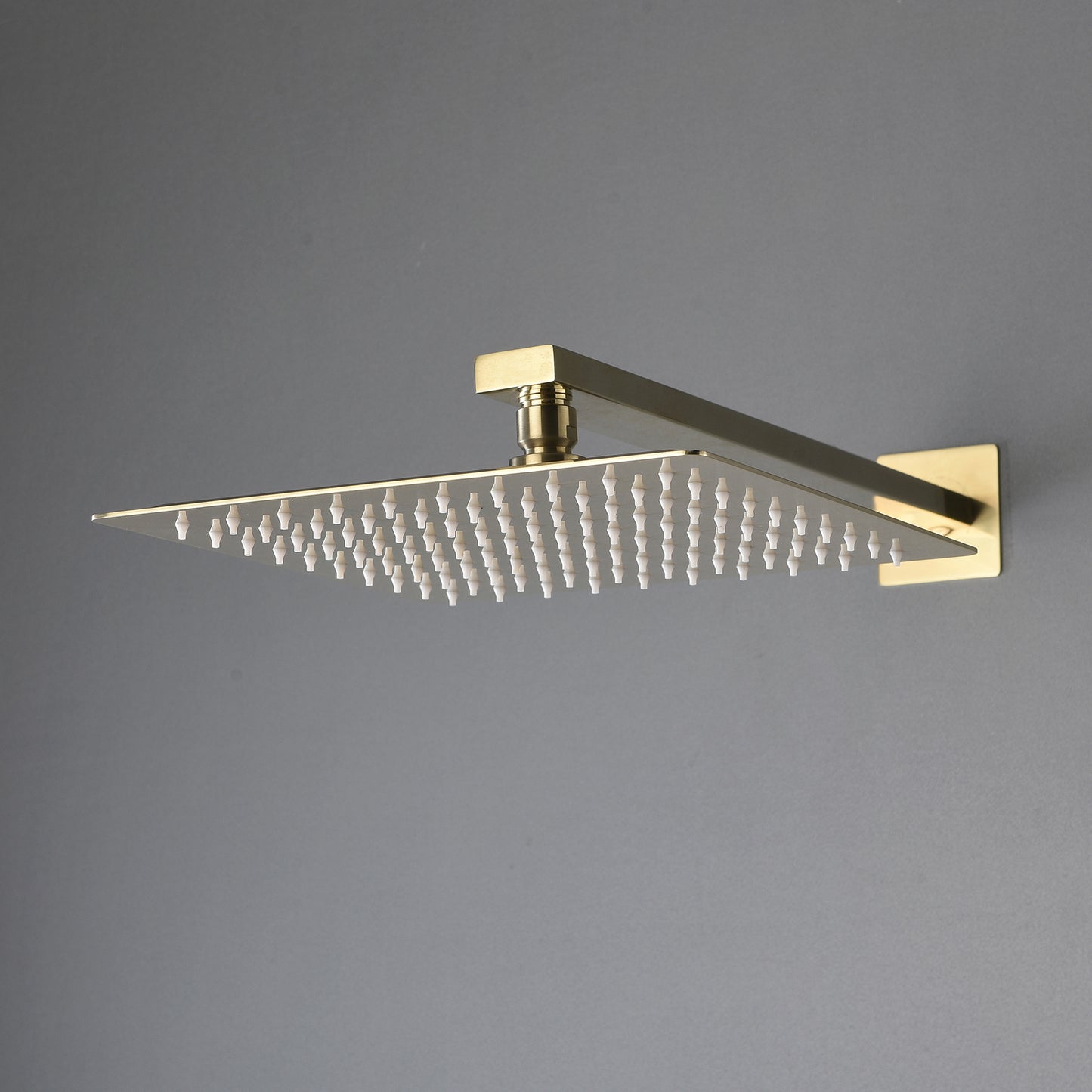Vionel 10 In Thermostatic Shower System Handshower in Brushed Gold