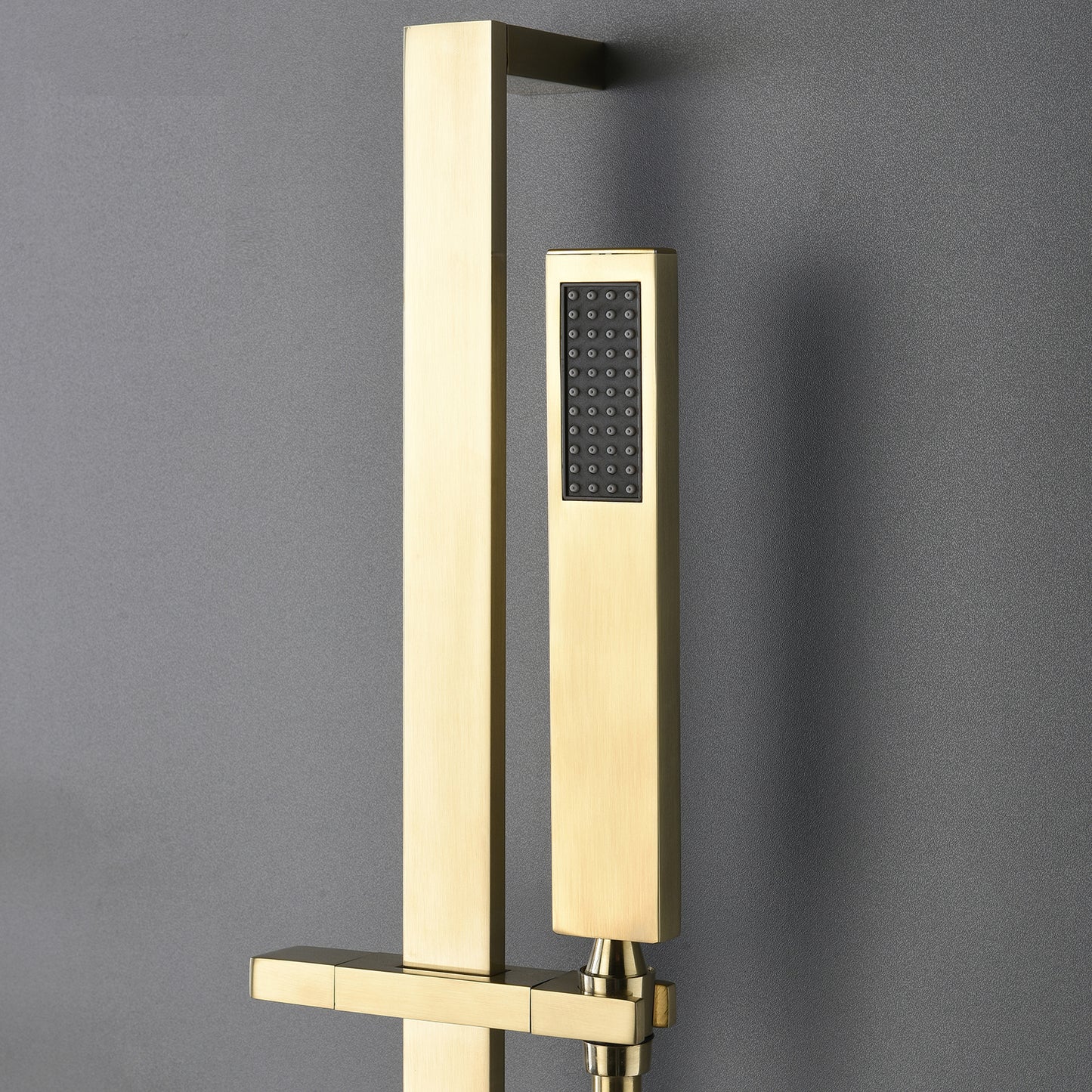 Vionel 10 In Thermostatic Shower System Handshower in Brushed Gold