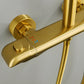 Ortoly Pressure Balanced Shower System with Handshower in Brushed Gold