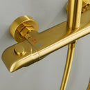 Ortoly Pressure Balanced Shower System with Handshower in Brushed Gold