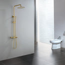 Ortoly Pressure Balanced Shower System with Handshower in Brushed Gold