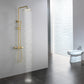 Ortoly Pressure Balanced Shower System with Handshower in Brushed Gold