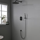 Gero 10 In 2-Spray Shower System with Handheld Shower in Matte Black