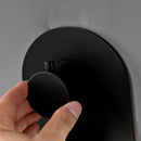 Gero 10 In 2-Spray Shower System with Handheld Shower in Matte Black