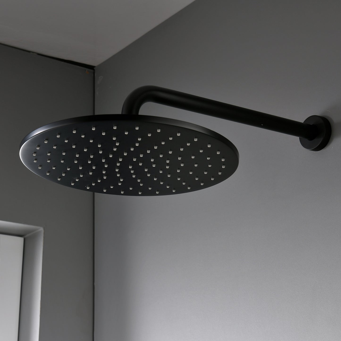 Gero 10 In 2-Spray Shower System with Handheld Shower in Matte Black