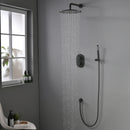 Gero 10 In 2-Spray Shower System with Handheld Shower in Matte Black