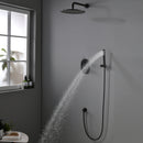 Gero 10 In 2-Spray Shower System with Handheld Shower in Matte Black