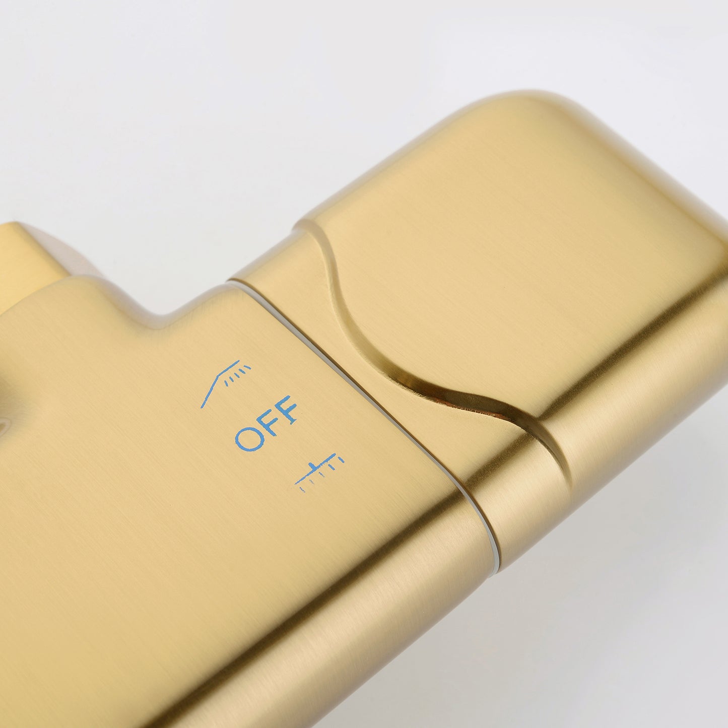 Ortoly Pressure Balanced Shower System with Handshower in Brushed Gold