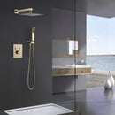 Tezo Wall Mounted 2-Function Thermostatic Shower System Kit