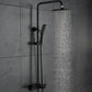 Voro 3 Function Complete 10 In Shower Set with Handshower in Matte Black