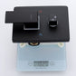 Nuwy Wall Mounted 10 In Rain Shower with handheld Concealed Valve in Matte Black