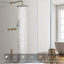 Sosano Wall Mount 10 In Shower System with and Handheld