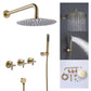 Sosano Wall Mount 10 In Shower System with and Handheld
