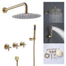 Sosano Wall Mount 10 In Shower System with and Handheld