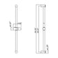 Chap Multi-Function Handheld Shower With Slide Bar And 59-In Long Hose