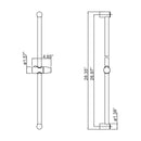 Chap Multi-Function Handheld Shower With Slide Bar And 59-In Long Hose