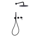 Fizen 10 In Rain Shower System with Handheld Shower in Matte Black
