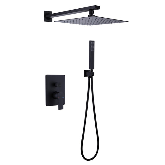 Nosh Pressure Balanced 10 In Rainfall Shower System with Handshower
