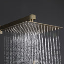 Smoell Pressure Balanced 10 In Shower System with Handshower in Brushed Gold